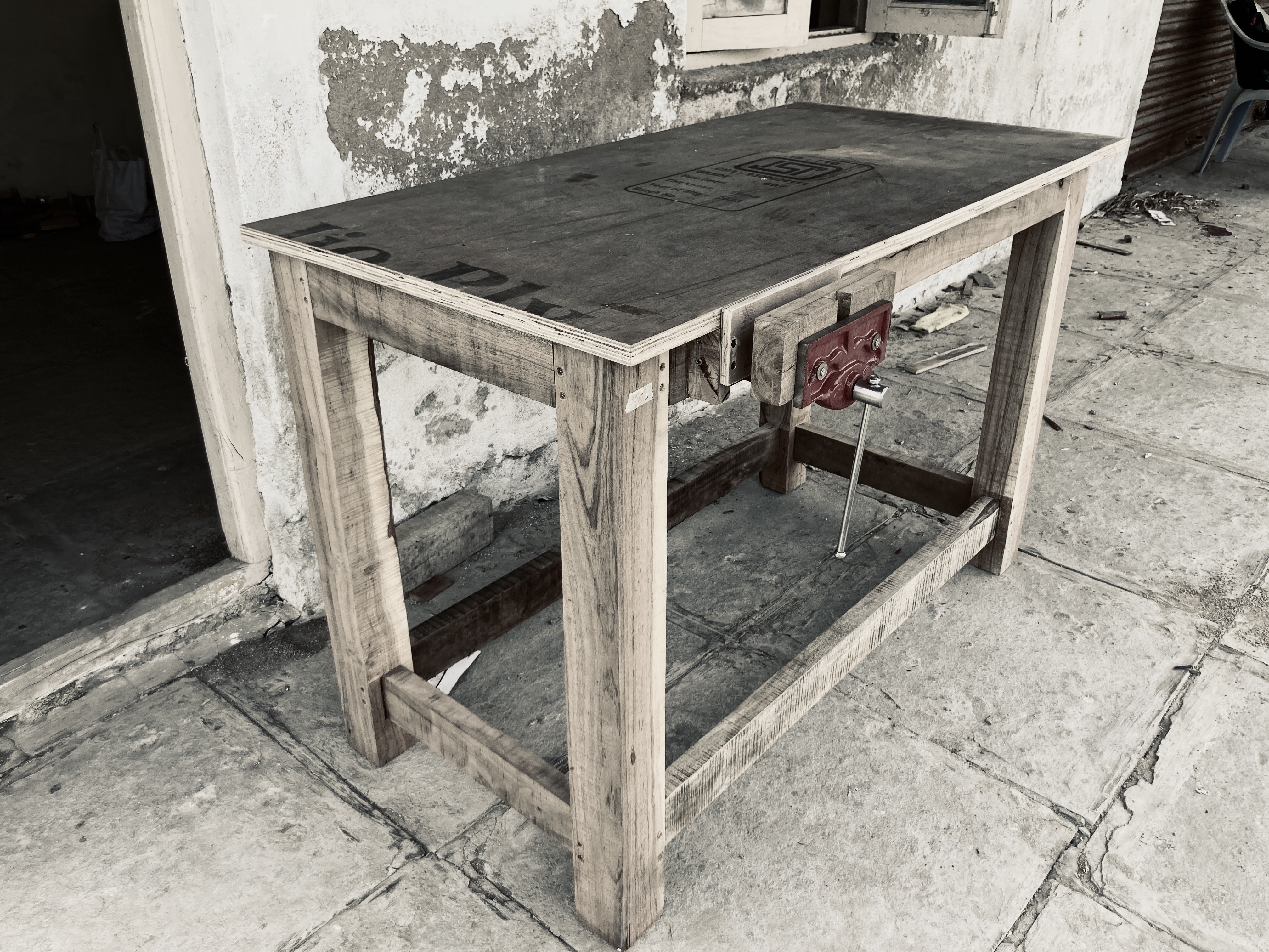 Our first work bench